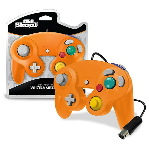 Old Skool GameCube / Wii Compatible Controller - Spice (Orange)