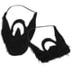 thumbnail image 2 of 2 piezas Bigote falso de bigote halloween barba divertida con elástico sog de cosplay de disfraz de vestuario, 2 of 6