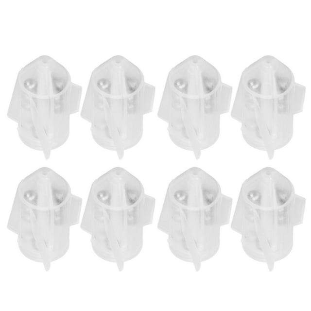 20Pcs Fishing Lure Rattles,Fishing Rattles Worms Jig Lure Insert Tube For Luring Fish