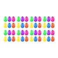 thumbnail image 1 of Huevos de Pascua rellenables, bolsas de regalo, rellenos, adornos decorativos coloridos sin relleno para 48 paquete, 1 of 9