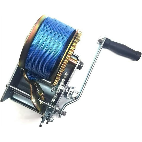 3200 LB Boat Winch Trailer Hand Crank Winch All Purpose Winch