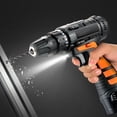 thumbnail image 3 of Joernso Screwdriver Portable Single Speed US/EU Plug 12V Cordless Electric Drill for Home, 3 of 8