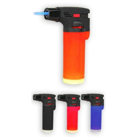 Butane Jet Flame Cigar - Eagle Jet Torch Adjustable Flame Windproof Butane Refillable Lighter