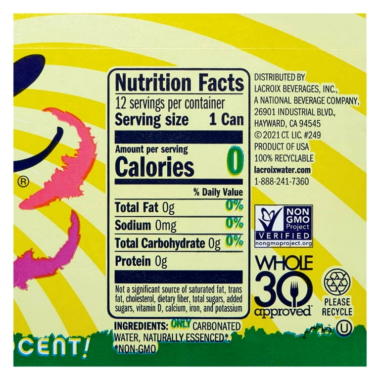 LaCroix LimonCello Sparkling Water, Refreshing Zero-Calorie Drink