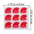 thumbnail image 2 of Moluckfu Pegatinas Navideñas Para De Bolsas Y Con De Gorro Rojo, 2 of 6