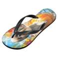thumbnail image 2 of YAZAOOSummer Flip Flops Creatively Sunny Beach Pup Simple Beach Sandals, 2 of 8