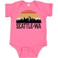 thumbnail image 3 of Inktastic Seattle Washington Skyline Sunset Boys or Girls Baby Bodysuit, 3 of 5
