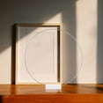 thumbnail image 3 of 1 Set of Hoop Centerpiece with Stand Metal Rings and Place Card Holders Wreath Making Rings for Table, 3 of 8