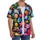 thumbnail image 2 of Balery Underwater Diving Animals Camisa Casual de Manga Corta con Botones para Hombre, Texturizada, Estilo Cubano, para Playa, Verano-3X-Large, 2 of 5