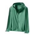 thumbnail image 2 of Frostluinai Fishing Sun Hoodie Women Full Zip Long Sleeve Sun Protection Jacket Solid Lightweight Beach Raglan Shirts Breathable Tops, 2 of 6