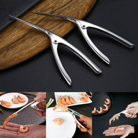 

Stainless Steel Prawn Peeler Shrimp Peel Device Creative Kitchen Seafood Tools Gargets