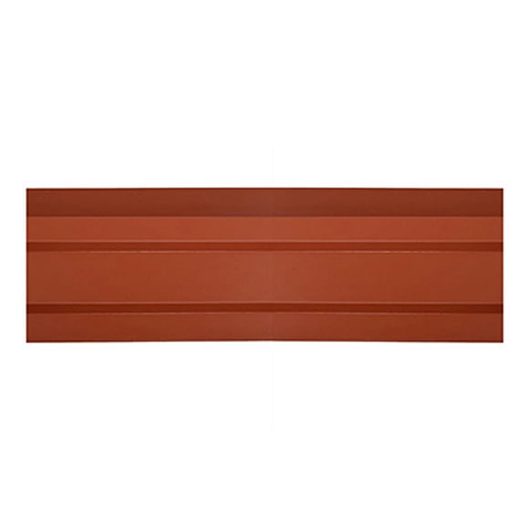 moldura marquesina roja en metal de 18.5 x 305 cm