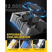 AUXITO D1S D1R LED Headlight Bulbs, 24000Lumens 120W 6000K White 500% Brightness, Xenon HID Replacement Lights, Pack of 2