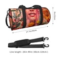 thumbnail image 2 of Sikiie Vibrant Floral Collage Portrait Duffel Bag, Travel Bag, Sports Gym Bag - Ideal for Sports, Gym, Overnight Stays, 2 of 6