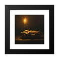 thumbnail image 2 of Petrus van Schendel 12x13 Black Modern Framed Museum Art Print Titled - Still Life with Courgettes, 2 of 5
