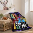 thumbnail image 2 of GO R I LLA Printed Flannel Blanket, Super Soft Blanket, Wool Blanket, Suitable For Sofa Living Room-SinKeeU, 2 of 3