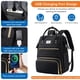 thumbnail image 5 of Mochila ETRONIK para portátil de 15,6 pulgadas para mujer con puerto USB, color negro, 5 of 7