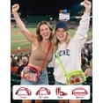 thumbnail image 3 of Bandolera BOSTANTEN Baseball de piel vegana roja, 3 of 6
