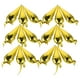 thumbnail image 5 of BRIGHTFUFU Globos de estrella gigantes en 3D, 50 piezas, papel de aluminio inflable, decoración de fiesta, fondo, adorno colgante para fotomatón de boda, dorado, 5 of 8