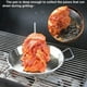 thumbnail image 4 of Fiudx Parrilla Vertical para Brochetas, Brochetas de Acero Inoxidable de 25 Cm, Clavos Desmontables para Pollo y Carne Enteros, Cocción Uniforme y Rápida Disipación Del Calor, Ideal para Barbacoa y P, 4 of 7