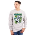 thumbnail image 3 of Popeye Characters Kanji Comic Panel Men's Long Sleeve Tee T Shirt Brisco Brands X, 3 of 4