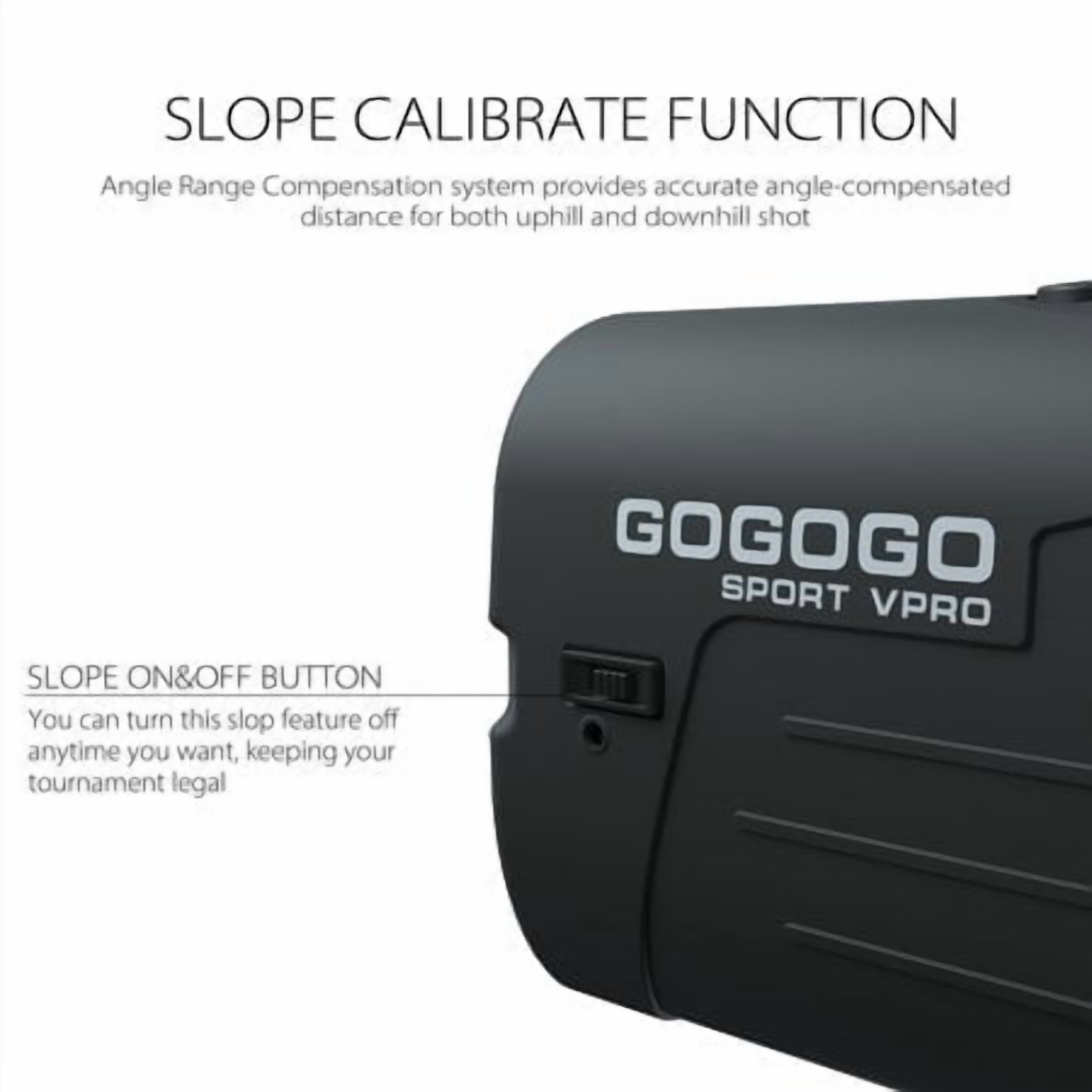 Gogogo Sport Vpro GS03MTL 650 Yards Laser Rangefinder with Slope Compensation and Magnet