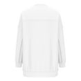 thumbnail image 4 of STETMN Oversized Sweatshirt for Women Casual Button Henley Neck Pullover Tops Fall Fashion Cozy Outfits, 4 of 7