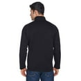 thumbnail image 2 of Devon & Jones DG792 Unisex Bristol Sweater Fleece Quarter-Zip Pullover-Black-3XL, 2 of 3