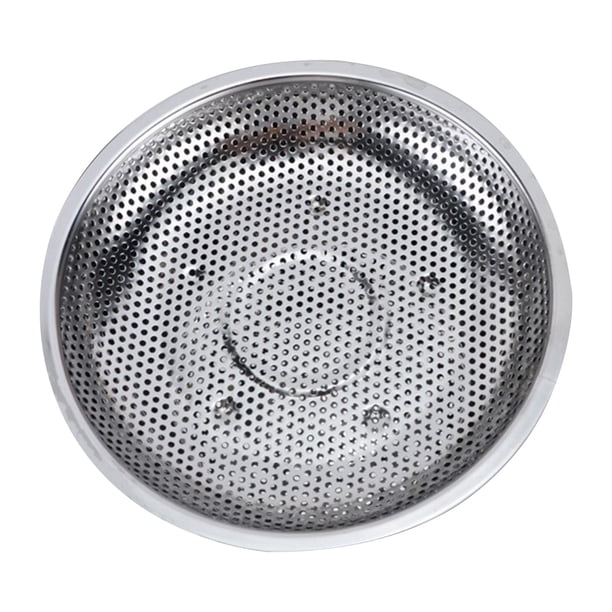 EeaseMX Bandeja de drenaje de cocina, plato redondo de acero inoxidable para cocinar al vapor, para bollos, 1 unidad