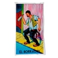 thumbnail image 1 of Cobija Manta Frazada Juana Gallo Diseño de Tarjeta de Lotería 'El borracho' Ultra Suave y Ligera, 1 of 5