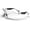 Grey, variant on DEX FIT SG210 Grey Safety Work Glasses Unisex (Clear Lens, Polycarbonate, One Size) - 1 Pair