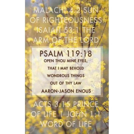 Open Thou Mine Eyes - Psalm 119:18 Open Thou Mine Eyes, That I May Behold Wondrous Things out of Thy Law - eBook