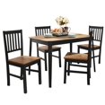 thumbnail image 1 of Costway 5 Pcs Mid Century Modern Dining Table Set 4 Chairs w/Wood Legs Kitchen Furniture, 1 of 10