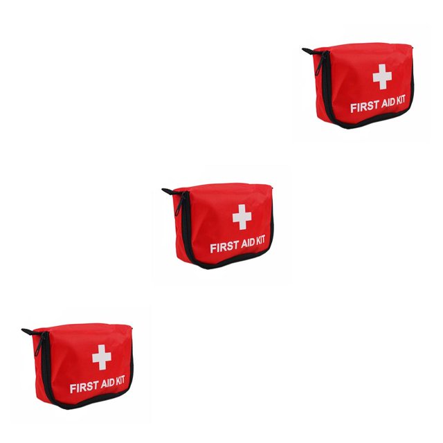 Eigraketly Home Nylon Emergency Cotton Swab Zipper Outdoor Organizer Case Mini Pouch Equipment Bag Closure Storage Pill Survival Picnic Type1 NO1