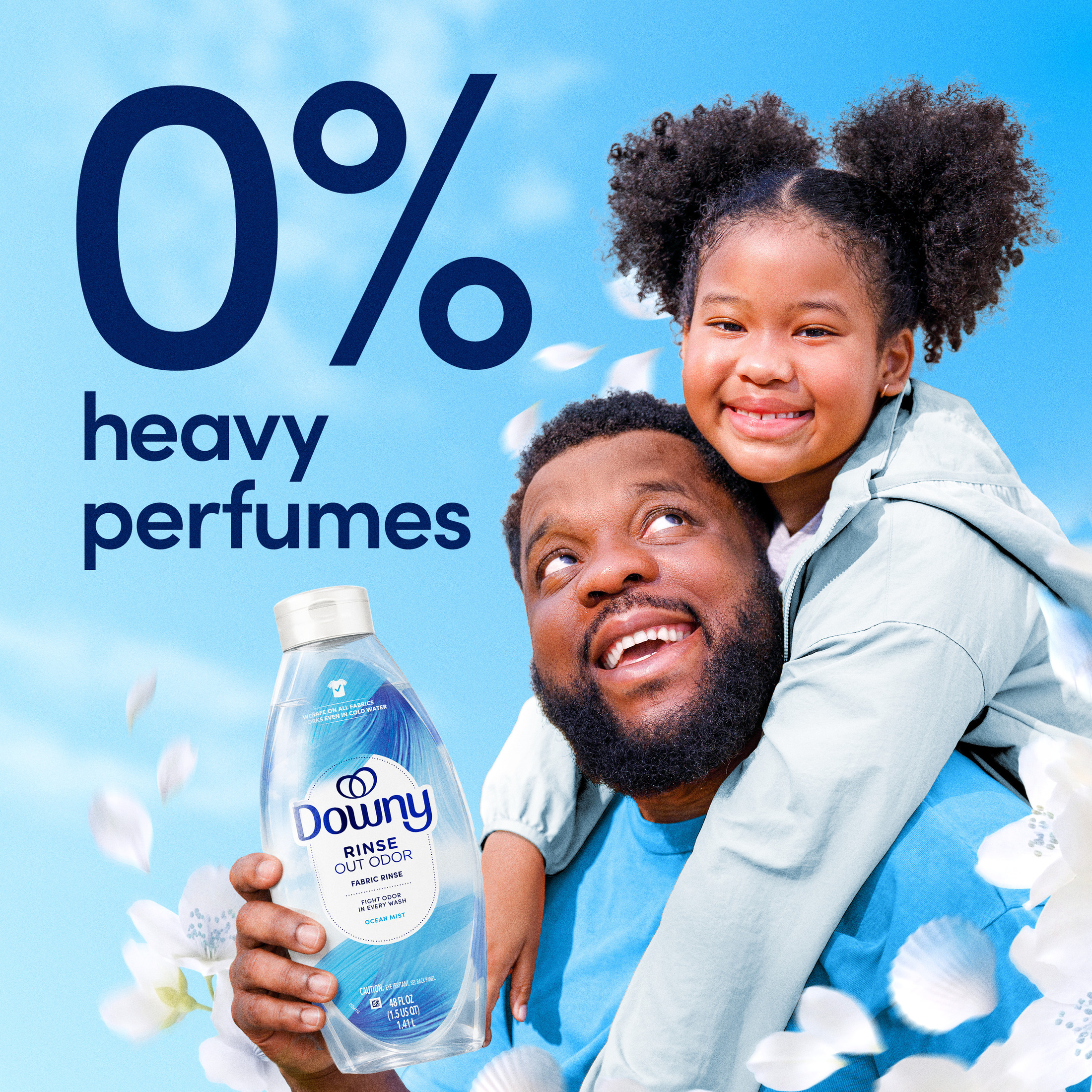 Downy Rinse Laundry Odor Remover, Ocean Mist Scent photo 5