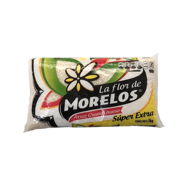 Pack de 10 Grano de Arroz La Flor de Morelos bolsa de 1k La flor de Morelos 1K