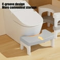 thumbnail image 5 of SNGMN Toilet Stool Squatting Step Stool for Bathroom - Foldable & Stackable Toilet Assistance Stool, Fits All Toilets, Non-Slip, Easy to Store, 5 of 7