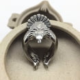 thumbnail image 4 of Adjustable Big Eagle Wing Open Ring Vintage Viking Punk Zinc Alloy Animal Statement Ring for Women and Men Silver and Gold Tone Classic Jewelry, 4 of 6