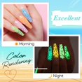 thumbnail image 6 of AIMEILI Luminous Poly Nail Extension Gel Orange Hema Free Poly Nail Enhancement Halloween Nail Art  Design DIY Salon Nail At Home - 021, 6 of 7