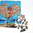 thumbnail image 5 of Wooden Jigsaw Puzzles for Adults - Uniquely Shaped Pieces - made in USA by FoxSmartBox - 340 Pieces - Sea Harmony, 5 of 8