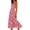 Hot Pink, variant on Summer Dresses for Women Flowy Casual Midi Dress Beach Vacation Sundresses with Pockets S-2XL