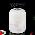 thumbnail image 6 of Electric Garlic Chopper Mini USB Charging Wireless Food Processor with Stainless Steel 3 Sharp Blades Portable Kitchen Meat Grinder for Onion Garlic Ginger Chili, 6 of 7