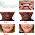 thumbnail image 3 of 2pcsupper Fangs + Lower Fangs Smile Denture Fit Flex Teeth Comfortable Veneer Cover, 3 of 5