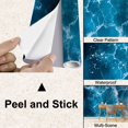 thumbnail image 4 of Peel and Stick Wallpaper Deep Blue Sea Modern Art Wall Mural Decor Self Adhesive and Removable 100in x 144in, 4 of 8