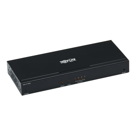 UPC: 0037332239198 | Tripp Lite HDMI over Cat6 Splitter/Extender with PoC & Multi-Resolution Support 4 Ports – 4K @ 60 Hz 4:4:4 HDR TAA – Video/audio extender – HDMI – over CAT 6 – 4 ports – up to 125 ft – TAA Compliant