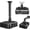 Black, variant on Universal Projector Ceiling Mount with Extension Pole, 3-in-1 Adjustable Projector Mount for Ceiling or Wall, 44 lb Capacity, Tilt & Swivel Projector Bracket for Home Theater, Office & Classroom, BK
