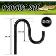 thumbnail image 2 of WarmHaven 10 Pcs 2'' Long Shed Hooks Shed Accessories for Hanging Heavy Duty Individual Utility Hooks Universal Wall Mounted J Utility Hangers for Tools Shovels Rakes Storage (Black), 2 of 13