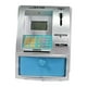 thumbnail image 4 of Mini alcancía para cajero automático, caja de ahorro de dinero, hucha electrónica, tarro pequeño para niños y niñas de 3, 4, 5, 6, 7 y 8 años, regalo azul plateado, 4 of 7