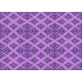 thumbnail image 1 of Ahgly Company Machine Washable Indoor Rectangle Transitional Violet Purple Area Rugs, 2' x 4', 1 of 7