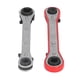 thumbnail image 3 of Paquete de 2 llaves de trinquete Juego de herramientas cuadradas de acero de alto carbono de doble punta para reparar herramientas de llave de doble punta, 3 of 8